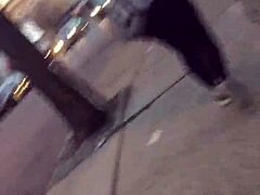 Wow, check out that short girl's incredibly phat ass moving around!