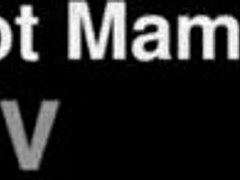 Milf bbw takes on two skinny guys in wild threesome with licking and fucking!