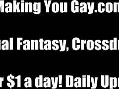 You'll turn into my personal cock sucker slave boy with this dildo training