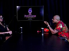 oh man, this redhead teen and her group get wild with toys and bdsm in a public casting interview that leads to orgasms