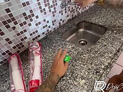 Cock Sucking Teen Slut Takes Huge Cumshot On Face In Hardcore Amateur Fuck