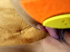 Asian Schoolgirl Licking Pussy in Uncensored Solo Toy Play with Skinny Housewife Fisting