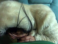 Milfycalla's fetish compilation explodes with blowjobs, rough sex, squirting, and cumshots in sexy fur coats - preview the wet milf action!