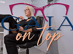 oh man i cant believe this milf teacher is drinkin pee and doin pegging fisting in ass with enema...