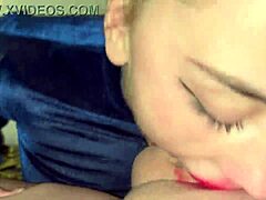 Subtle Hint At Babe's Deepthroat And Piss Play In Sloppy Toilet Encounter