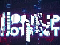 Blonde super model Sky Pierce gets bent over in doggystyle with deepthroat and facial cumshot