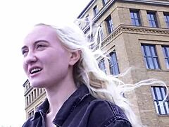 german scout picks up skinny blonde teen daruma rai for rough casting fuck in berlin... oh wait, berlin