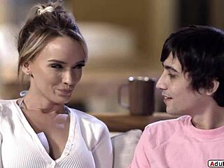 Stepson dominates stepmom with relentless pounding