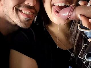 Luana Kazaki Kisses Husband After Cum Mouth