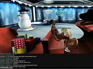 Nyg fucked hard in 3D cartoon game