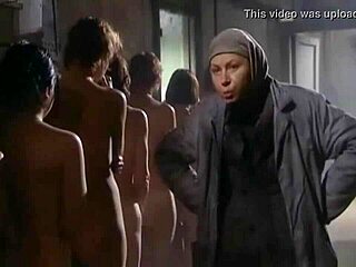 Yo, check Svetlana Bakulina shaving and showering with the group in jail.