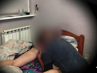 stepdad licks babe’s ass on hidden camera footage