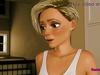futa milf anal surprise in 3d