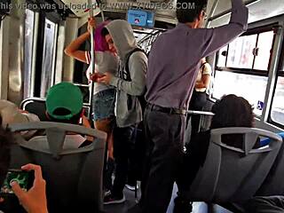 Mexican Daniela Seduces Stranger In Public Ride