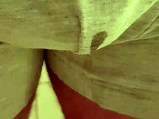 Guy pisses in panties and cums hard