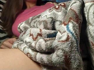 Teen Sister Blanket Tease