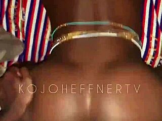 POV Ebony's Massive Creampie Moment