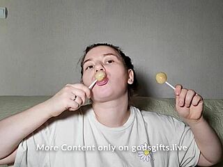how i crave a double blowjob with lollipop fun