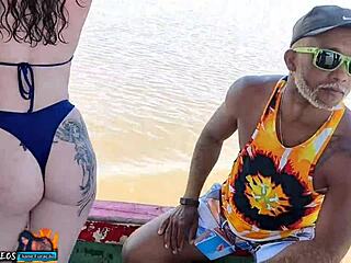 lorrany exotica’s wild boat orgy with fishermen