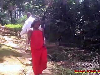 i’m teasing an african goddess outdoors in the bush