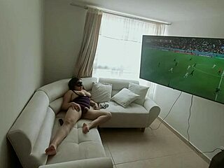 colombian blonde creampie with boss during match