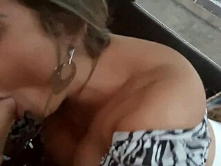 Blonde's fiery street moment ignites