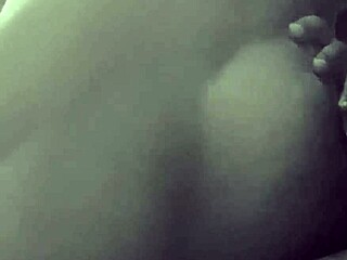 Provocative Ebony Petite Rides Monster Cock Till Soaked