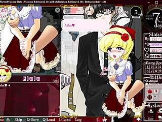 Flower princess elulu bound in public hentai scene