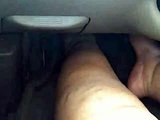 curvymetalhead’s kinky foot fetish driving clip