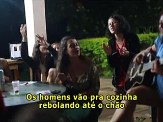 Brazilian Babes Teasing with Funky Dance Moves