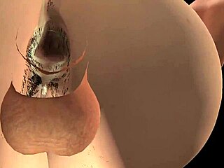 VR animation shows intense MILF anal