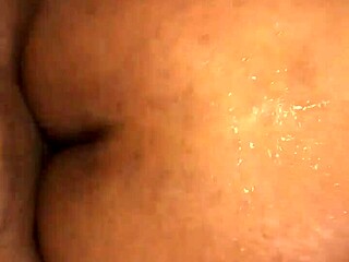 Quick shower fuck with ebony cheating lover