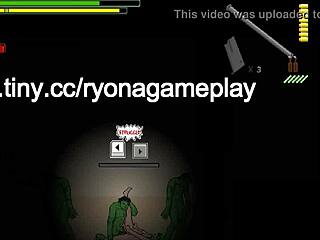 Cute Green-Haired Girl Fucked by Men in Hentai Game