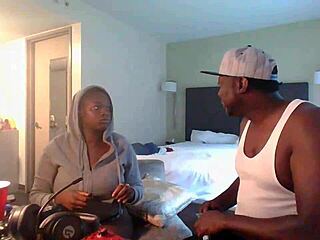 Queen Jazzy21’s Bold Ebony Tease at Marriott