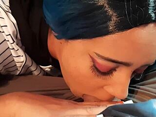 Ebony Fantasy Fucked Hard Doggy Style Over Couch