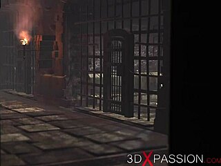 Beautiful Princess Fucked by Dwarf Knight in Dungeon