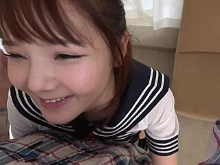 Japanese Teen's Deep Passionate Moment