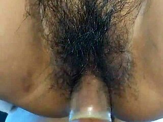 Bold Latina's Hairy Passion Close-Up