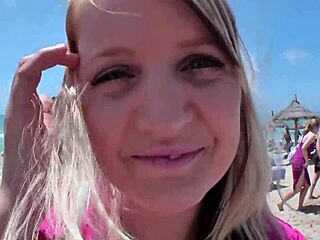 German tourist brutally fucks desperate slut in doggystyle