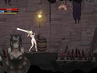 Hentai game intensifies with cum play
