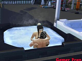 Cheating Couple's Kitchen Affair