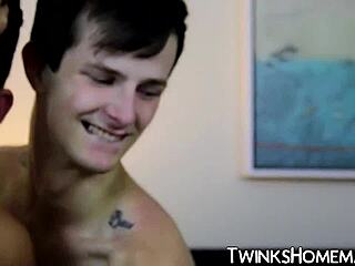 Cum session with twinks Jessie, Jason, and Jasper