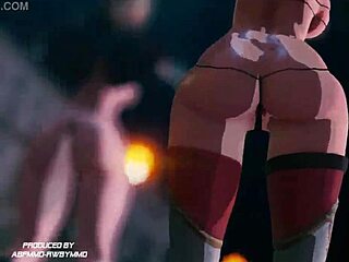 Red Flavor Bikini Dance by Amber Lisa Jean