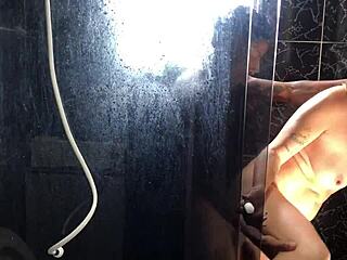 Blonde Latina Teen’s Fierce Bathroom Interracial Fuck