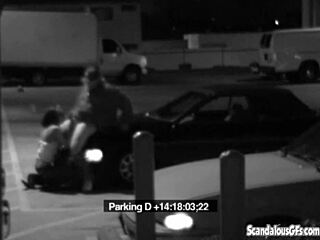 Cheeky Babe Sucks Boyfriend Off At Carpark