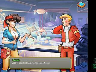 Space Rescue: Blonde’s Wild Ride on Junk Ship