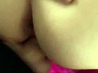 Tiffany Watson teases with deep cock thrusts