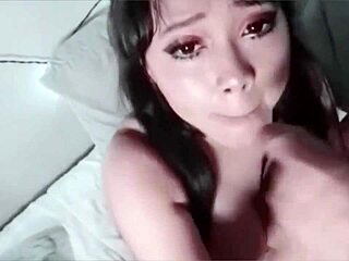 indonesian beauty’s passionate climax moment
