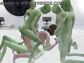 Jennie’s Relentless Alien Creampie Orgy In Sims 4