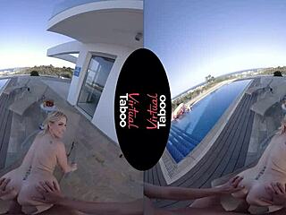 my virtual taboo blonde handjob